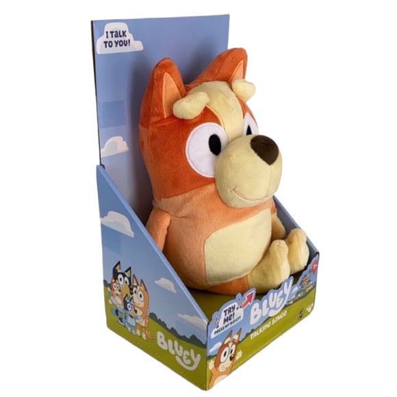 Bluey Talking Bingo Stuffed Plush Dog - Picture 10 of 11